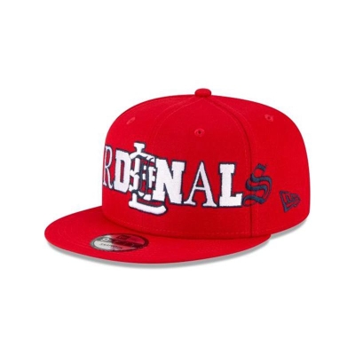 St. Louis Cardinals Gorra | New Era MLB Mixed Font 9fifty Snapback Cap Mexico - Rojos